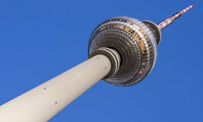Berlin TV Tower skip-the-line ticket with restaurant window seat